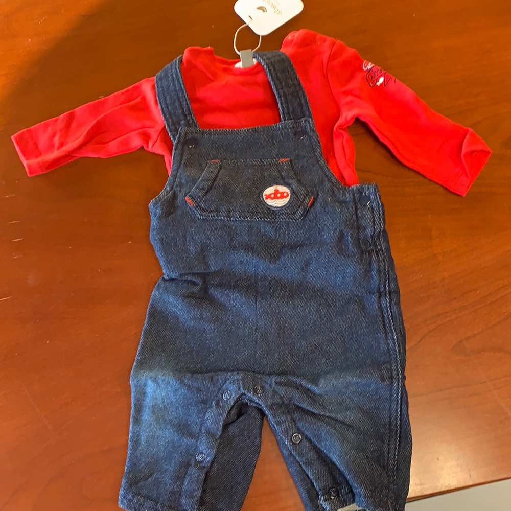 Absorba Baby Overall Set